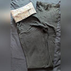 Victoria's Secret PINK Yoga Black & Gray Top